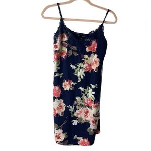 New Aqua Blue floral summer dress size XS‎